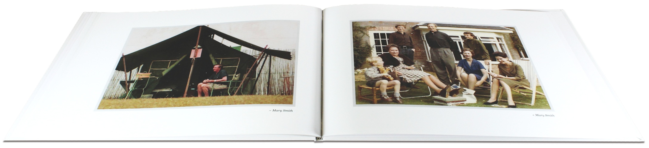Photographs in Memorial Book